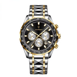 OVERFLY POEDAGAR Mens Watch  Analog Chronograph Luxury wrist Watch For Men