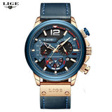 OVERFLY LIGE Mens Watch Analog Chronograph Luxury wrist Watch for Men