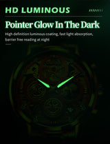 OVERFLY OLEVS Mens Watch Analog Chronograph Luxury  wrist Watch For Men