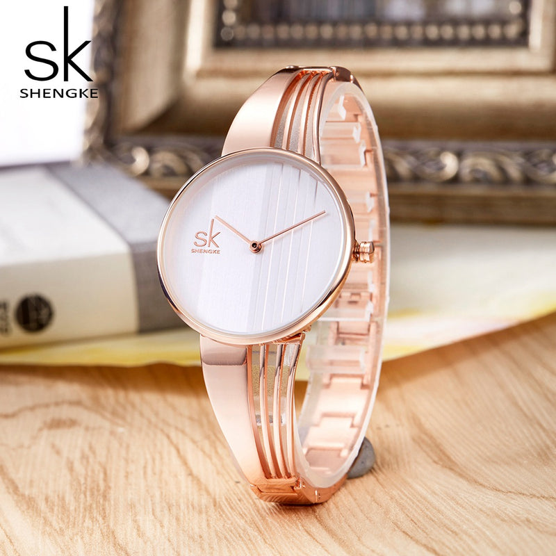 OVERFLY SHENGKE Analog Watch with Jewellery Combo Set For Ladies(K0062)