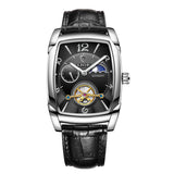OVERFLY LIGE Automatic Mechanical Unique Dial Luxury Men's Watch (NOW IN INDIA)8949-Black-RG