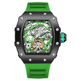 ONOLA Mens Watch Automatic Mechanical Skeleton Dial Luxury wrist Watch For Men Analog Watch - For Men
