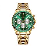 OVERFLY POEDAGAR Mens Watch Analog Chronograph Luxury wrist Watch For Men