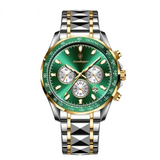 OVERFLY POEDAGAR Mens Watch Analog Chronograph Luxury wrist Watch For Men