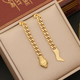 OVERFLY Snake Jewellery Luxury Combo Set For Ladies(18K Gold Plated)