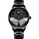 AILANG Mens Watch Automatic Chronograph Mechanical Skeleton Luxury wrist Watc For Men