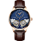 AILANG Mens Watch Automatic Chronograph Mechanical Skeleton Luxury wrist Watc For Men