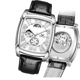 OVERFLY Onola Automatic Skeleton Mechanical Unique Dial Luxury wrist Watch For Men