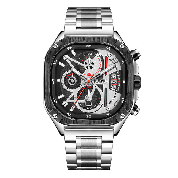 MEGIR Analog Chronograph Luxury Men's Watch (With Extra Nylon Stap)