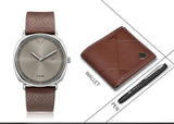 OVERFLY Tomi Mens Luxury Analog Watch with Wallet & Pen Combo Set For Men