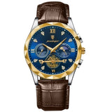 OVERFLY POEDAGAR Mens Watch Analog Multifunction Luxury wrist Watch For Men