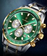 OVERFLY POEDAGAR Mens Watch Analog Chronograph Luxury wrist Watch For Men