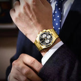 OVERFLY POEDAGAR Analog Chronograph Luxury wrist Watch for Men