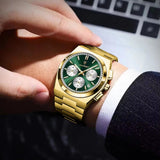 OVERFLY POEDAGAR Analog Chronograph Luxury wrist Watch for Men