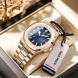 OVERFLY POEDAGAR Analog Luxury Rose Gold wrist Watch For Men