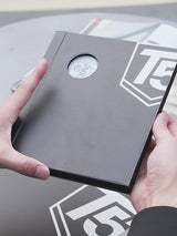 T5 Mens Watch Luxury Analog Watch with Black & Brown Strap Combo Set For Men