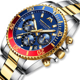 OVERFLY MEGALITH Luxury Chronograph Watch for Men's - NOW IN INDIA (6381-Red)