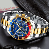 OVERFLY MEGALITH Luxury Chronograph Watch for Men's - NOW IN INDIA (6381-Red)