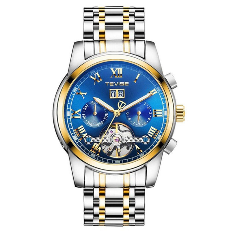 OVERFLY Tevise Automatic Luxury Watch For-Men ( NOW IN INDIA) 9005-Blue