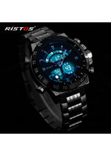 RISTOS Black Analog Digital Chronograph Watch for - Men - 9339