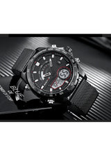 Ristos Black Analog Chronograph Digital Dual Time Watch For Men Ristos 61
