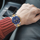 OVERFLY MEGALITH  Luxury Chronograph Watch for Men's - NOW IN INDIA (6381-Blue)