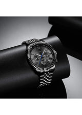 OVERFLY BIDEN Chronograph Luxury Men's Watch(NOW IN INDIA)BD-0315-Black