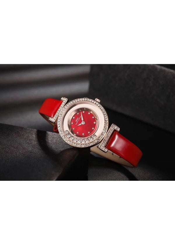 IBSO B2360L Red Studs Dial Watch For-Ladies (NOW IN INDIA)
