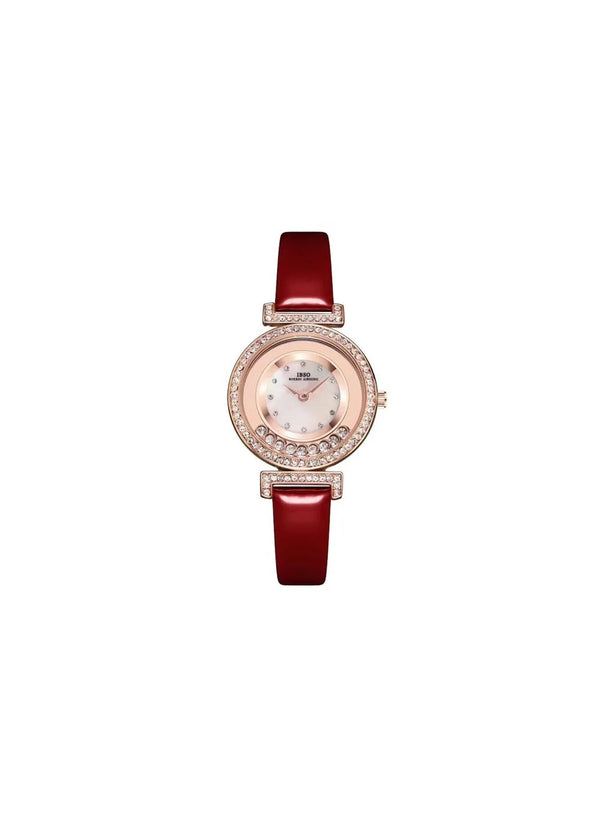IBSO B2360L Red Rose Gold watch For Ladies (NOW IN INDIA)
