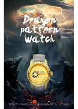 OVERFLY BIDEN Analog Dragon Dial Luxury Men's Watch Watch (NOW IN INDIA)(BD-8041-Gold)