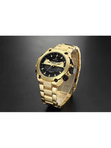 Overfly Golden Hour Gold Analog Digital Chronograph Watch for Men's
