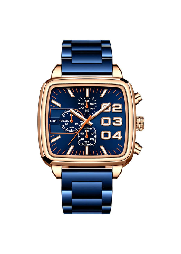 OVERFLY MF-Multifunction Luxury Unique Dial Men's Watch (NOW IN INDIA) 314-Blue