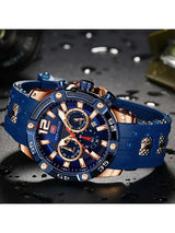 OVERFLY MINI FOCUS Sports Chronograph  Men's Watch(349-Blue)