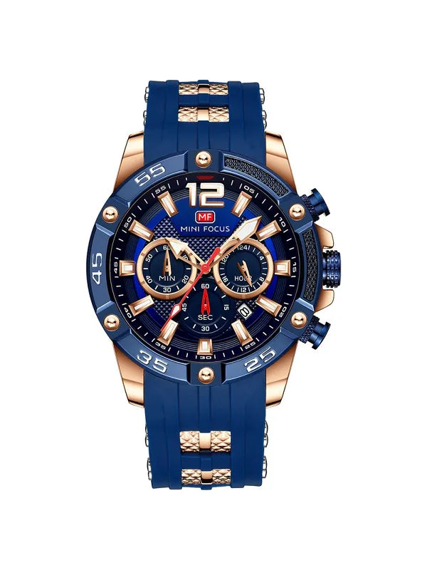 OVERFLY MINI FOCUS Sports Chronograph  Men's Watch(349-Blue)